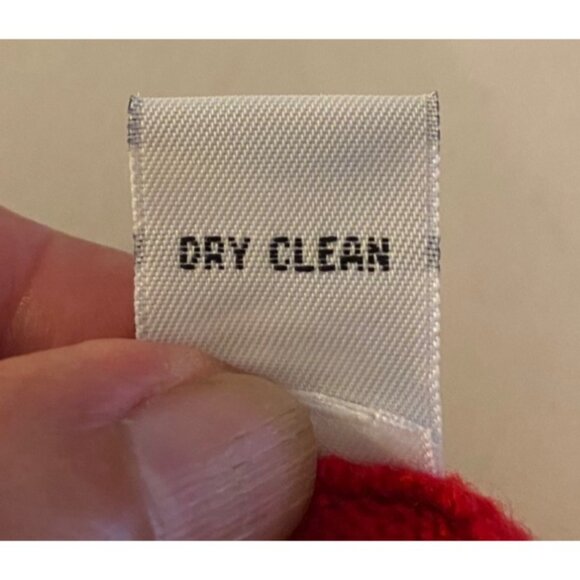 Lord & Taylor Pullover Red Mock Turtle Sweater Cashmere Long Sleeve Medium - Picture 5 of 9